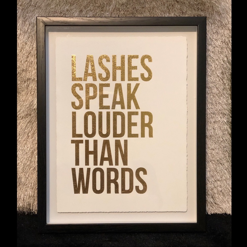 Shadow Box Glam Word Art